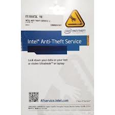 Intel Anti-Theft Service Activation Code Card για ένα έτος Intel Anti-Theft Service Activation Code Card για ένα έτος